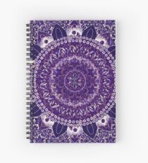 Royal Purple Mandala Spiral Notebook