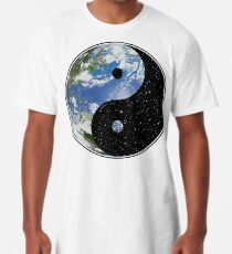 Erde und Raum Yin Yang Symbol Longshirt