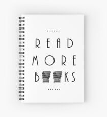 Read More Books Spiral Notebook