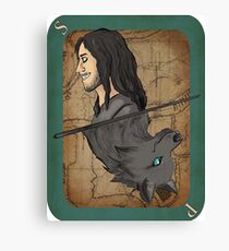 Sirius Playing Card Canvas Print