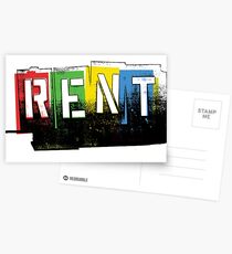 Rent Logo Color Postcards