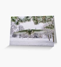 Snowy Owl In A Winter Wonderland Greeting Card