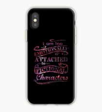 Vinilo o funda para iPhone Estoy demasiado apegado emocionalmente a los personajes de ficción - versión de estrellas