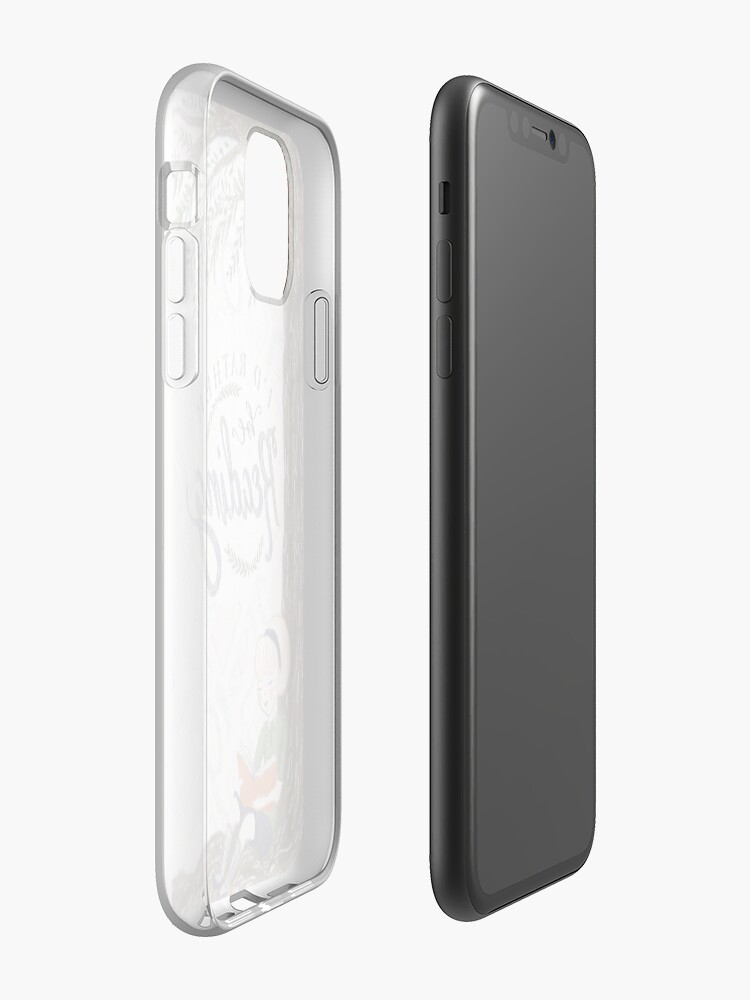 Alternate view of I'd Rather be Reading iPhone Case & Cover