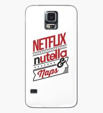NETFLIX, NUTELLA & NAPS. Case/Skin for Samsung Galaxy