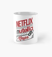 Taza NETFLIX, NUTELLA y NAPS.