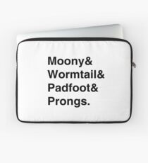 Moony & Wormtail & Padfoot & Prongs. Laptop Sleeve