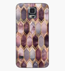 Verträumtes Buntglas 1 Hülle & Klebefolie für Samsung Galaxy