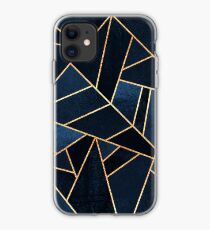 Navy Stone iPhone Case