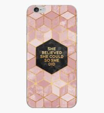 She believed she could so she did iPhone Case