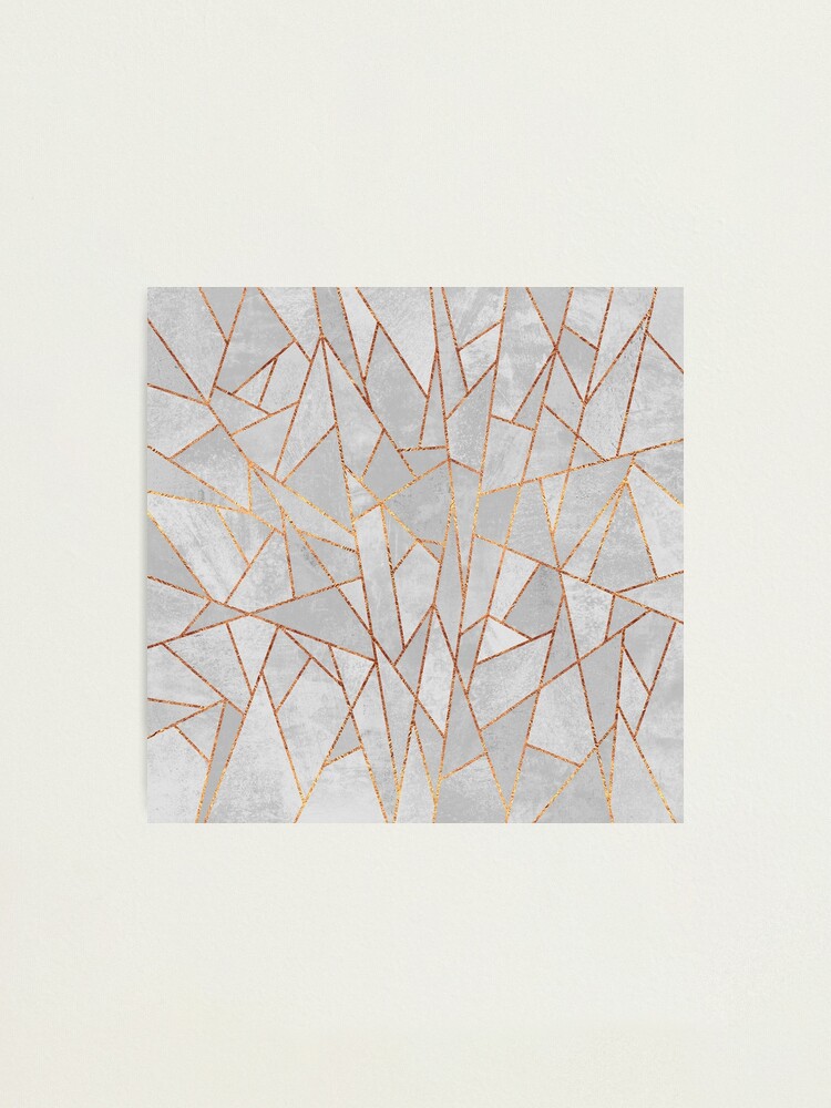 Alternate view of Shattered Concrete Photographic Print