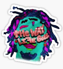 The way life goes lil uzi vert Sticker