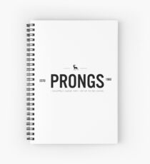 Prongs Spiral Notebook