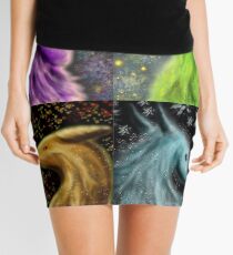 Four Seasons Dragons Mini Skirt