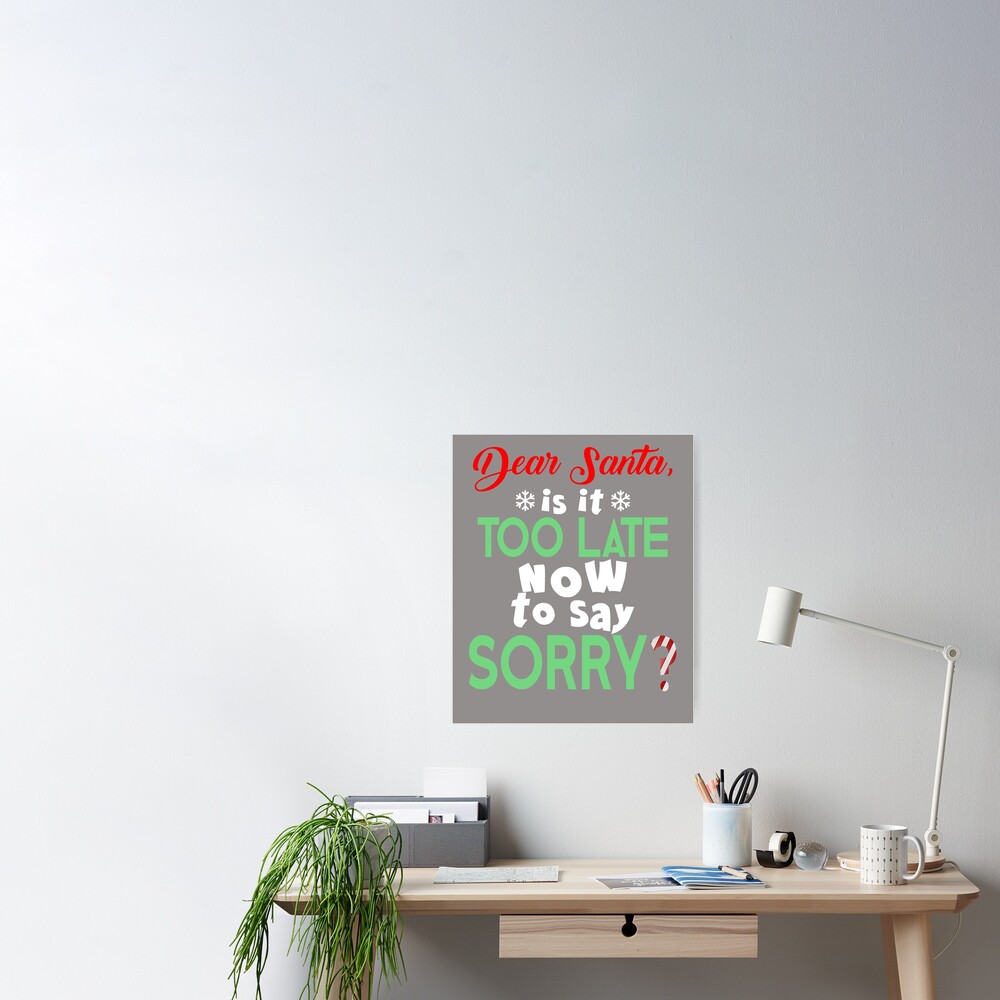 Christmas Quotes Funny Naughty Poster By Popartdesigns Redbubble