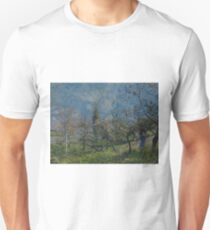 Orchard in Spring, By by Alfred Sisley Unisex T-Shirt