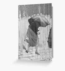 Rain Greeting Card
