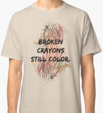 Camiseta clásica Crayones rotos