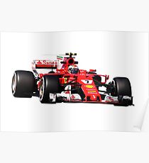 Formula 1 Kimi Raikkonen Poster