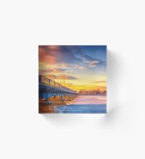 Golden Bridge to MIT Acrylic Block
