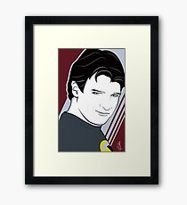 Nathan Fillion is Captain Hammer Framed Print