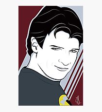 Nathan Fillion is Captain Hammer Photographic Print