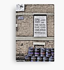 On the Sixth Day....... Canvas Print