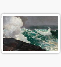 Northeaster by Winslow Homer Sticker