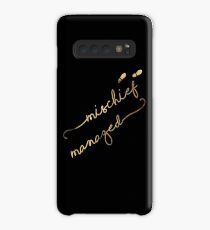 Mischief Managed (black) Case/Skin for Samsung Galaxy