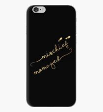 Mischief Managed (black) iPhone Case