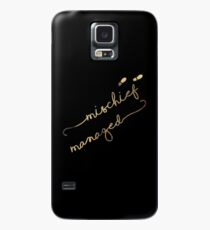 Mischief Managed (black) Case/Skin for Samsung Galaxy