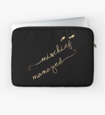 Mischief Managed (black) Laptop Sleeve