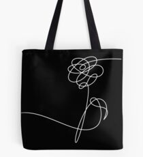 BTS LOVE YOURSELF 'HER' FLOWER WHITE Tote Bag