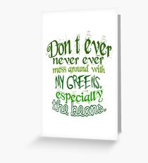 Witch's Rap Greeting Card