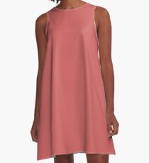 color indian red A-Line Dress