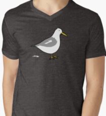 Möwe T-Shirt mit V-Ausschnitt für Männer