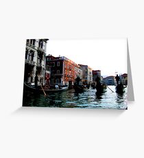 Gondolas in Venice Greeting Card