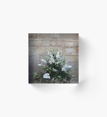 Flowers Acrylic Block