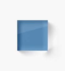 color steel blue Acrylic Block