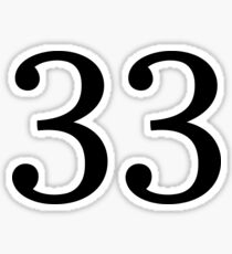 33 Sticker