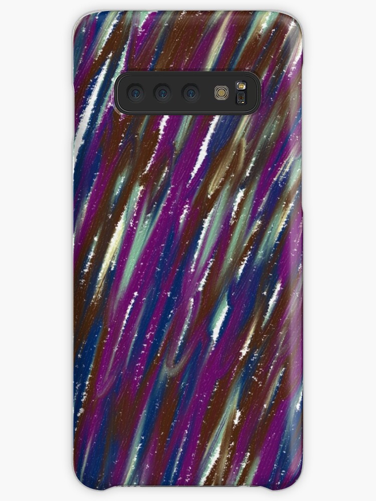 Greeny Bluey Purply Brown Case Skin For Samsung Galaxy By Damelibellule Redbubble