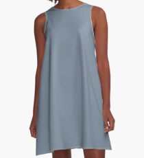 color light slate grey A-Line Dress
