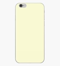 color light goldenrod yellow iPhone Case