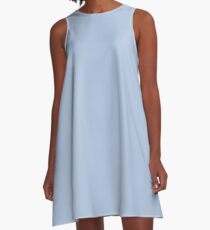 color light steel blue A-Line Dress