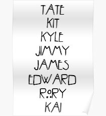 Evan Peters AHS Characters Poster