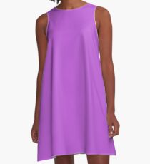 color medium orchid A-Line Dress