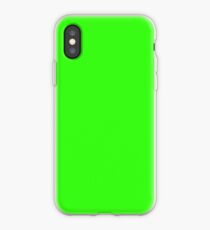 color neon green iPhone Case