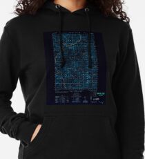 Sudadera con capucha ligera Maine USGS Historical Map Allagash Falls 460077 1956 50000 Inversion