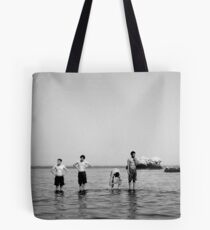 walking on water Tote Bag