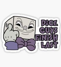 Dice Guys Finish Last - Cuphead Sticker